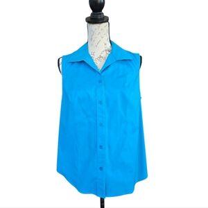 Chico's Vibrant Blue Sleeveless Blouse